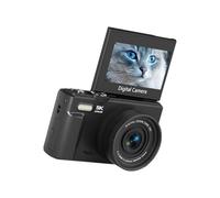 KACCDE Cámara de video 5K con pantalla giratoria de 180 grados, resolución de 75 MP, zoom digital de transferencia de 18X, equipo de fotografía, cámara digital