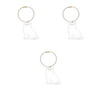 KACCDE Colgante conmemorativo con forma de gatito para mascotas, accesorio de viaje para mantenimiento diario