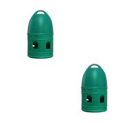 KACCDE Dispensador de agua para pájaros de gran capacidad para codorniz, periquitos, palomas, palomas, palomas con asa para colgar y diseño fácil de transportar, bebedor de agua de palomas de 3 L/5 L