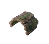 KACCDE Escondites de peces y reptiles, agujero de árbol de resina, tocón de árbol, acuarios, decoración de terrario, accesorio de paisajismo