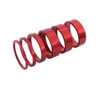 KACCDE Espaciadores ligeros de vástago de bicicleta, auriculares para bicicleta, lavadora, vástagos de horquilla delantera, espaciador de aleación de aluminio, mantenimiento de arandelas de horquilla