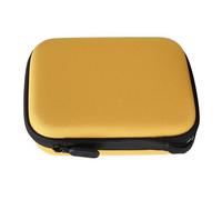KACCDE Estuche portátil para púas de guitarra, gran capacidad, organizador de almacenamiento para instrumentos musicales, Amarillo