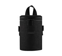 KACCDE Funda de lente cilíndrica a prueba de golpes, tela Oxford con forro suave para cámara compacta, Black, S, Mass Beauty