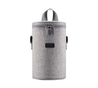 KACCDE Funda de lente cilíndrica a prueba de golpes, tela Oxford con forro suave para cámara compacta, Gray, M, Mass Beauty