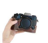 KACCDE Funda inferior de piel sintética para cámara XT50 con tapa inferior para puerta de batería