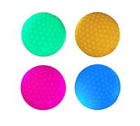 KACCDE Juego de 4 pelotas de golf brillantes con luces LED para regalo de noche para hombres, niños y mujeres, brillan para poner