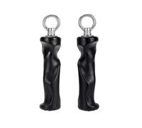KACCDE Mangos ergonómicos de entrenamiento con gancho de metal, cómodo mango de gimnasio para máquina de cable, tracción y remo, mango de gimnasio para máquina de cable