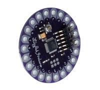 KACCDE Microcontrolador programable LilyPad 328 Placa principal ideal para aplicaciones eléctricas textiles y arte interactivo, función de reinicio automático