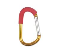 KACCDE Mosquetón de gancho de acero inoxidable con cierre ligero para pesca y escalada, mosquetón de metal