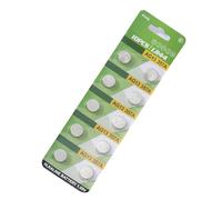 KACCDE Paquete múltiple de 10 pilas alcalinas LR1130 LR41 LR44 para reloj y reloj
