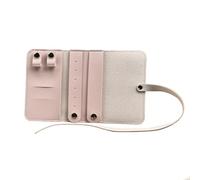 KACCDE Pequeña bolsa de joyería, estuche de almacenamiento para collares, elegante estuche de joyería de viaje, soporte portátil para collares para joyas