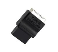 KACCDE Placa base USB 2.0 de 9 pines a conectores frontales, convertidores de placa base, adaptador tipo 9 pines, cabezal USB de 9 pines para escritorio