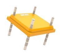 KACCDE Placa calefactora para criadores de pollos de 220 V, segura y fácil de limpiar, para aficionados y propietarios de pequeñas granjas, cama térmica para mascotas