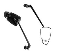 KACCDE Reflector trasero de ciclismo totalmente ajustable que se adapta a múltiples manillares de 20 a 35 mm de vidrio de bicicleta Denial Shake