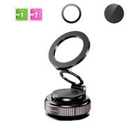 KACCDE Soporte de montaje para parabrisas de smartphone con succión de vacío giratorio de 360 grados para navegación, videollamadas, salpicadero, soporte de teléfono