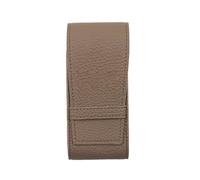 KACCDE Soporte de reloj individual de piel sintética, elegante organizador de reloj de pulsera, bolsa de almacenamiento interior acolchada para un transporte seguro de relojes