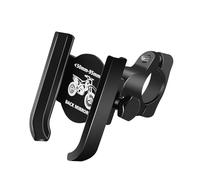 KACCDE Soporte de teléfono de motocicleta resistente a los golpes en aleación de aluminio para paseos seguros y suaves, fácil de ver, fácil de instalar, soporte para manillar