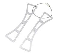 KACCDE Soporte ligero para tapa de horno holandés, estante de acero inoxidable para cocinar al aire libre, camping, cocina, senderismo, tapa de horno holandés, estante de vapor de acero inoxidable