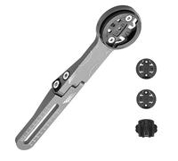 KACCDE Soporte universal para computadora de ciclismo, longitud personalizable, resistente a la intemperie, soporte de velocímetro, configuración rápida para bicicletas, soporte ajustable para