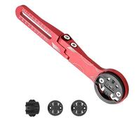 KACCDE Soporte universal para computadora de ciclismo, longitud personalizable, resistente a la intemperie, soporte para velocímetro, configuración rápida para bicicletas, soporte ajustable para
