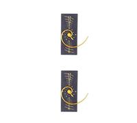 KACCDE Spirals Fibonaccis - Reloj de pared rectangular que combina estética matemática y estilos modernos para decoraciones únicas del hogar, reloj puntero con espirales