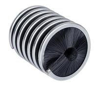 KACCDE Stainless Steels - Cepillo de cuerda de nailon para limpieza de escalada en roca, herramientas de lavado portátiles de acero inoxidable