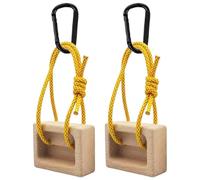 KACCDE Tableros colgantes de madera para escaladores con diseños ergonómicos y múltiples posiciones de agarre para entrenamiento práctico, tablas de escalada de madera
