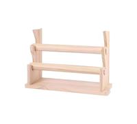 KACCDE Versátil organizador de joyas de madera desmontable, soporte de cadena de muñeca escalonado, elegante soporte de exhibición para pulseras y brazaletes