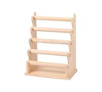 KACCDE Versátil organizador de joyas de madera desmontable, soporte de cadena de muñeca escalonado, elegante soporte de exhibición para pulseras y brazaletes