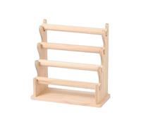 KACCDE Versátil organizador de joyas de madera desmontable, soporte de cadena de muñeca escalonado, elegante soporte de exhibición para pulseras y brazaletes