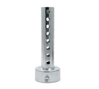 KACEPAR 45mm Motocicleta DB Killer Silenciador Silenciador, Silenciador Universal del Tubo de Escape, Silenciador de Ruido Can Noise Silenciador, Plata, 1 Pieza