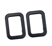 Kacepar Bisel de manija de puerta interior de coche compatible con BMW 318i - Bisel de manija de puerta interior del lado del conductor 1984 1985 1991 51211876043 51211926306