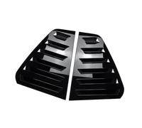 Kacepar Cubierta de persiana para ventana trasera lateral de coche, accesorios compatibles con Volkswagen Golf 6 MK6 2008-2012, negro brillante