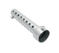 KACEPAR Deflector de silenciador asesino DB de motocicleta de 35 mm, silenciador de tubo de escape, silenciador de ruido, silenciador de ruido de lata, silenciador extraíble, plata, 1 pieza