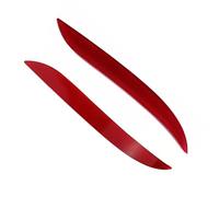 Kacepar Reflector de parachoques trasero, parachoques trasero izquierdo y derecho, reflector de luz reflectante compatible con BMW E60 E61 Facelift LCI 2008-2010, rojo