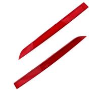 Kacepar Reflector de parachoques trasero, parachoques trasero izquierdo y derecho, reflector reflectante de luz compatible con BMW F30 Serie 3 Sedán, rojo