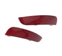 Kacepar Reflector de parachoques trasero, parachoques trasero izquierdo y derecho, reflector reflectante de luz compatible con Volvo V50 S40 2008-2015, rojo