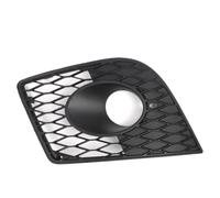 Kacepar Rejilla exterior delantera para coche, cubierta de luz antiniebla con agujero para lámpara antiniebla, compatible con Seat Leon CUPRA 1P 2005-2011 1P0853665C 1P0853666C izquierda