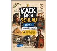 Kack mich schlau Junior - Geschichte-Edition: 28 verblüffende Fakten für Kinder ab 8 Jahren: Lustiges Geschichtsbuch über Wikinger, Römer, Kleopatra & Co. für clevere Kids (Kack mich schlau! Junior)