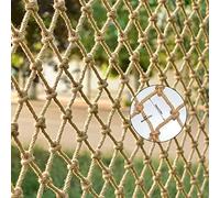 KACQIYT Red de Seguridad para Mascotas para Niños Red de Cuerda Cáñamo Red de Protección contra Caídas para Escaleras de Balcón Red de Cercas de Jardín Red de Cuerda Decorativa Interior Y Exterior