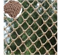 KACQIYT Red de Seguridad para Mascotas para Niños Red de Cuerda Cáñamo Red de Protección contra Caídas para Escaleras de Balcón Red de Cercas de Jardín Red de Cuerda Decorativa Interior Y Exterior