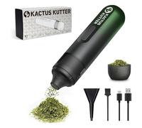 KactusKutter K1 Molinillo eléctrico de hierbas alimentado por pilas, molinillo de especias portátil automático para moler, soporta hasta 1 gramo (esmeralda medianoche)