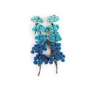 KADADSA 100 rosas artificiales pequeñas mezcladas cian azul, cinco colores, flores de papel de morera de 15-18 mm, flores de boda y álbumes de recortes