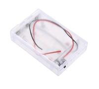 Kadagg Estuche de Almacenamiento de batería con conexión en Paralelo y Soporte para batería 18650 de 3 Ranuras con Cable de conmutación para Dispositivos electrónicos pequeños