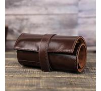 Kadagg Estuche Enrollable para Guardar Relojes, de Cuero, para Viajes, Joyas y Relojes