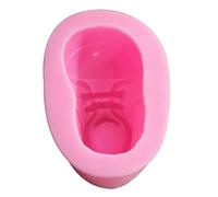 Kadagg Molde de Silicona para Pasteles, moldes para jabón y Fondant, moldes de Silicona con Forma de Zapato de bebé para Fondant y azúcar, Utensilios para Hornear