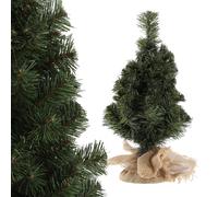KADAX Árbol de Navidad artificial 80cm, pequeño árbol de Navidad con 105...