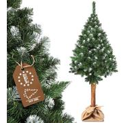 KADAX Árbol de Navidad Artificial en un Tronco de 160 cm, Pino de 70 cm de diámetro con Puntas Cubiertas de Nieve, 20 Ramas y 8 Copas de árboles, árbol de Navidad(sueños de Diamantes de 160 cm)