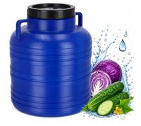 KADAX Barril de plástico, barril de boca ancha, barril de plástico HDPE con tapa, barril de plástico multifuncional, barril de agua universal, barril de agua (30 L, 1 unidad) (K4222)