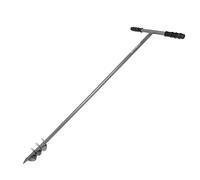 KADAX Broca de perforación para plantar árboles, broca de mano en forma de T para jardinería, broca de jardín para postes de vallas, broca con mango (80 mm de diámetro)